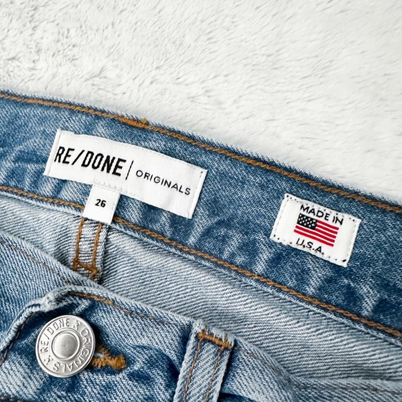 RE/DONE Originals High Rise Slim Leg Jeans - Picture 4 of 9